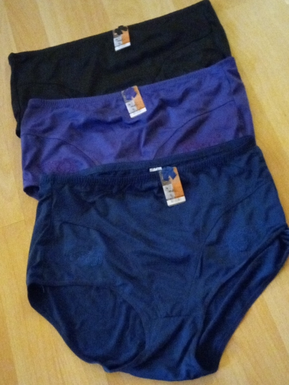 Women's High-Waist Briefs Multipack - Black, Purple, Navy